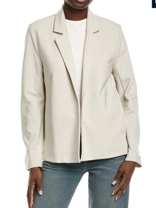 Eileen Fisher Jackets & Blazers - Eileen Fisher Open-Front Cream Blazer